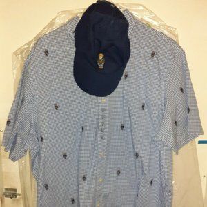 Polo Bear Shirt XXL and Matching Hat